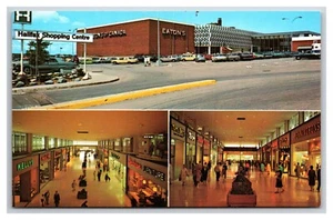 Halifax Shopping Centre Multiview Halifax Nova Scotia UNP Chrome Postcard O23 - Picture 1 of 2
