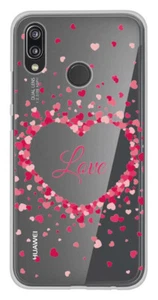 Coque en silicone imprimée compatible Huawei P20 Lite Confettis de Coeurs Love - Imagen 1 de 3