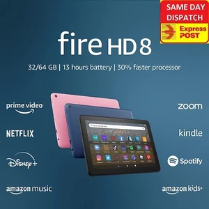 AMAZON FIRE HD 8 WiFi TABLET 8" 64Gb 12th Gen FIRE HD8 Kindle NEW 2022 - Picture 1 of 19