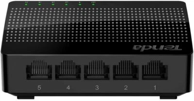 Tenda SG105 Network Gigabit Switch 5 Port 10/100/1000Mbps Fast Ethernet Lan Hub - Image 1 of 4