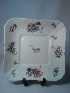 Plato sándwich Royal Doulton FLORAL RAMO E8282 rosa tulipán posy - Imagen 1 de 7