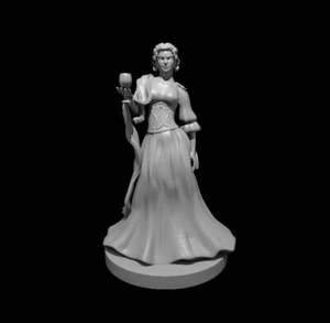Vampire Spawn Noblewoman for D&D Dungeons and Dragons Pathfinder DND Mini - Imagen 1 de 1