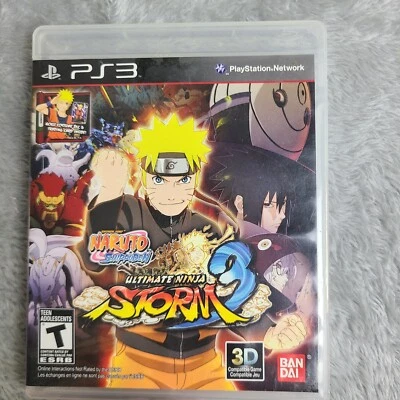 Naruto Shippuden Ultimate Ninja Storm 3 Sony PlayStation 3 ps3 Sin Manual Foto 1 de 4