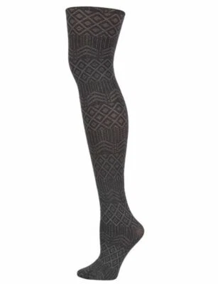 Medias pantimedias negras Yelete Killer Legs sexy de moda con diseño de La Meca para mujeres Foto 1 de 2