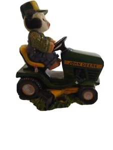 Figura de vaca John Deere de colección Mary Moo Moos Deere To My Heart 1998 tractor #485160 - Imagen 1 de 4