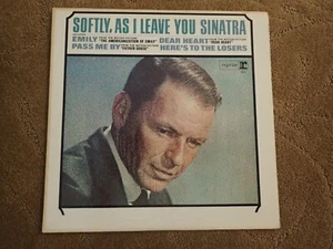 FRANK SINATRA - Softly, As I Leave You (Reprise F-1013) 12" Vinyl Record LP  - Picture 1 of 4