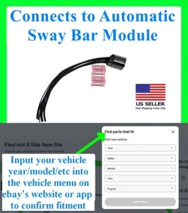 Se adapta a Jeep Wrangler JL Gladiator Módulo Barra estabilizadora Automático Conector Enchufe Cableado - Imagen 1 de 1
