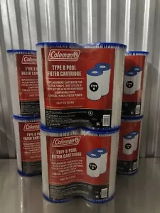 12 Genuine Coleman Type IV/Type B Pool Filters Replacement (Six 2 Packs) - Picture 1 of 2