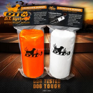 DT Systems Feather-Weight Super Pro Launcher Dummy Blaze Orange, White - Picture 1 of 11