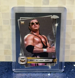 2025 Topps Chrome WWE Bret "Hit Man" Hart #7 - Picture 1 of 2