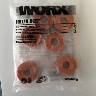WORX WA0010 (6) Pack Replacement Spools for Worx GT - Image 1 of 3