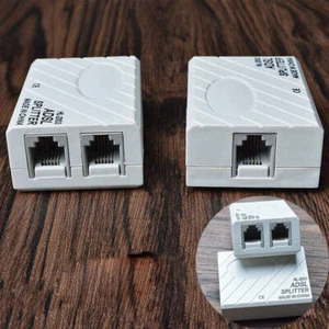 Telephone Modem Phone Line Splitter Line ADSL Broadband Filter - Picture 1 of 7