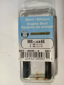 Papco Exhaust Stud M8x1.25 x 46mm 009-331 2pcs Metric - Picture 1 of 4