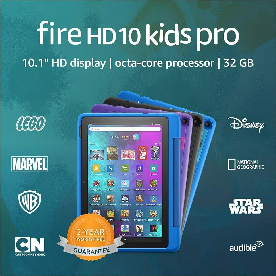 Amazon Fire HD 10 Kids Pro Tablet 10.1" Display 32 GB 11th Generation 2021 - Image 1 of 1