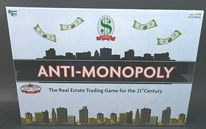 ANTI-MONOPOLY Board Game 'The Real Estate Trading Game' New Factory Sealed NIB - Picture 1 of 4