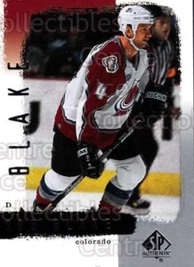 2000-01 SP Authentic #21 Rob Blake - Picture 1 of 1