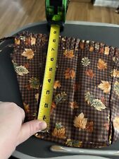 Longaberger SHADES OF AUTUMN Liner FALL GINGHAM 8”T X 5”L X 4”W