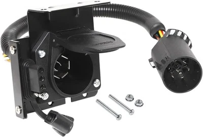 Adaptador de cableado de remolque plano de 4 vías y hoja de 7 vías multi-remolque para Ford GM Ram GMC  Foto 1 de 4