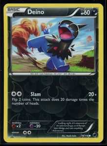 2013 Black & White - Plasma Freeze Deino Reverse Holo Pokemon Card #76 - Picture 1 of 2