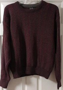 Vintage Reed St Pullover Mehrfarbig Print Sweater Herren Large - Bild 1 von 3