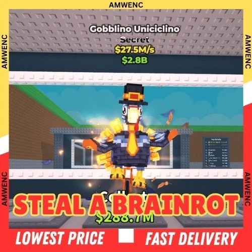 Steal a Brainrot - Gobblino Uniciclino - Random Mutation/Traits or Normal