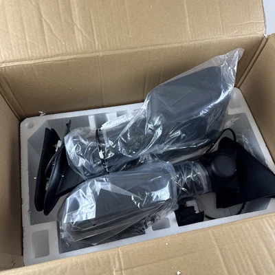 Пара черных сменных буксировочных зеркал для Ford F-150 1997-2004 годов выпуска - Изображение 1 из 4