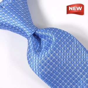CLUB ROOM Men's Necktie, Geometric Pattern, Blue. REGULAR PRICE $55▪️NWT - Picture 1 of 8