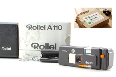〖Near MINT〗 Rollei A110 Film Miniature Camera Tessar 23mm f/2.8 w/Box From JAPAN - Image 1 of 4