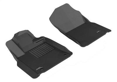 All Weather Floor Mat Set For 12-20 Toyota Tundra Black Front Kagu - Image 1 of 4