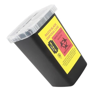 Neu Barber Shop Zubehör Klinge Entsorgungskoffer Mülleimer USA - Bild 1 von 22