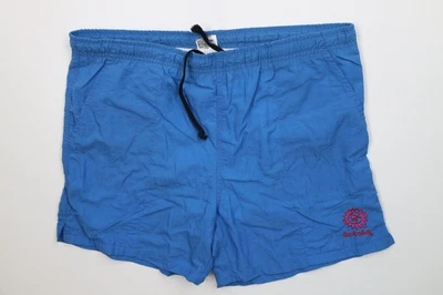 Vintage 80s 90s Gotcha Surfing Mens XL Spell Out Lined Shorts Swim Trunks Blue - Image 1 of 4