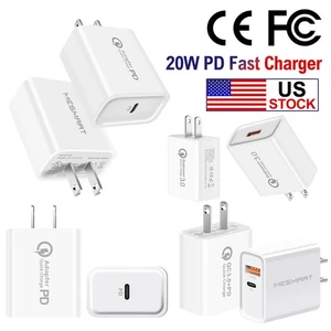 Mesmart US 20W USB+TYPE-C Fast Rapid Charger Cube Block For Samsung Cell Phone - Picture 1 of 26