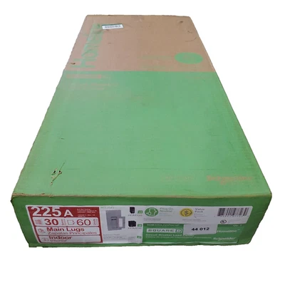 Square D Main Lug Load Center 225 Amp 30-Space 60-Circuit w/ Circuit Breaker - Image 1 of 3