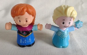 Disney’s Frozen Fisher Price Little People Anna and Elsa Figures - Picture 1 of 7
