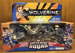 Super Hero Squad DOOM OF THE DARK BEAST Wolverine Motorcycle Dark Beast Havok - Picture 1 of 5