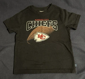 Gerber NFL Team Toddler Kansas City Chiefs Cotton/Polyester Black T-Shirt - 3T - Picture 1 of 4