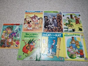Vintage lot of 7 Frame Tray Puzzles, Random House, Golden, Warren. Disney - Picture 1 of 7