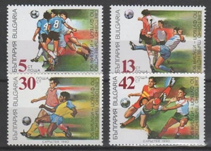 Bulgaria 1990. Football / Soccer World Cup Italy set MNH (**) Mi.: 3825-3828 - Picture 1 of 1