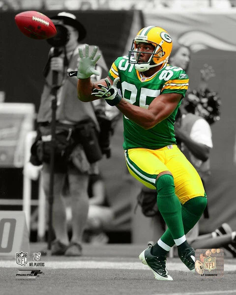  Greg Jennings Green Bay Packers - Foto 8x10 con funda protectora #1089 Foto 1 de 1