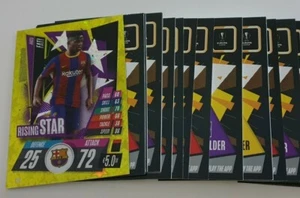 2020/21 Match Attax UEFA Champions - Lot of 20 cards incl Rising Star Ansu Fati - Imagen 1 de 1