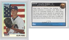 2010 Bowman Draft Chrome Draft Picks Refractor Felipe Perez #BDPP106
