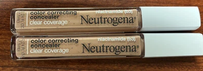 Paquete de 2 correctores correctores de color de cobertura transparente Neutrogena, melocotón (manchas oscuras) Foto 1 de 2