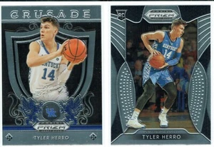 Tyler Herro 2019-20 Panini Prizm Draft Picks #15 & Crusade. Herro RC LOT - Picture 1 of 2