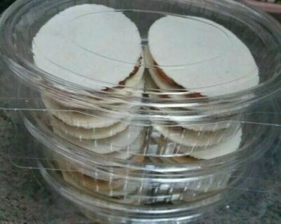 300 VASCHETTE CONTENITORE TRASPARENTE PLASTICA OVALE G500 TERMOPLAST OSTIE RIPIE - Immagine 1 di 4