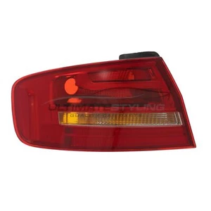 Audi A4 Rear Light 2012-2016 Saloon Outer Wing Tail Lamp Lens Passenger Side - Picture 1 of 24