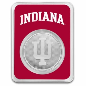 Indiana University 1 oz Srebrny Okrągły (w TEP) - Zdjęcie 1 z 4