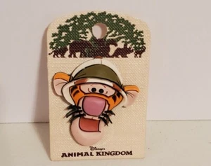 New! Vintage Disney's Animal Kingdom Tigger Face Rubber Pin - Picture 1 of 2
