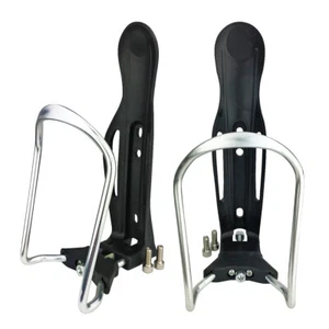 Two Adjustable Water Bottle Cages Lightweight MTB Bicycle Water Bottle Holders - Picture 1 of 6
