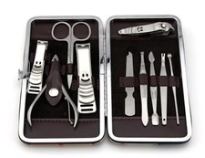 10 in 1 Pedicure Manicure Set Nail Clippers Cuticle Clippers Grooming Kit Case