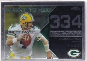 2008 Topps Chrome NFL Football No. BFC-334 Brett Favre 334 Passing Touchdowns - Bild 1 von 2
